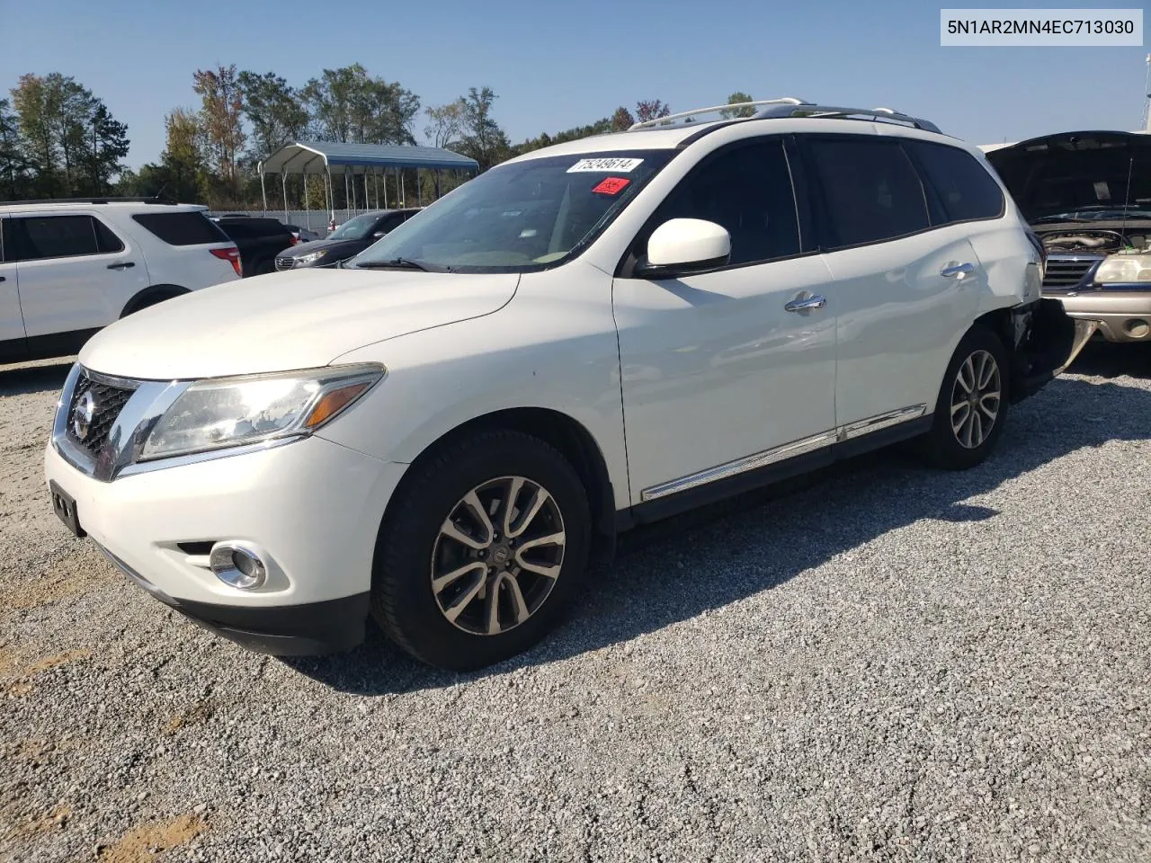 2014 Nissan Pathfinder S VIN: 5N1AR2MN4EC713030 Lot: 75249614