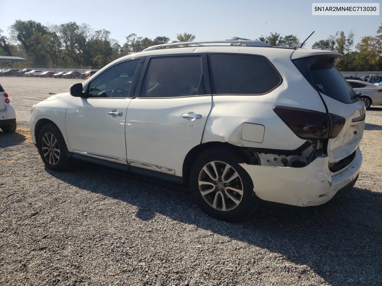 2014 Nissan Pathfinder S VIN: 5N1AR2MN4EC713030 Lot: 75249614