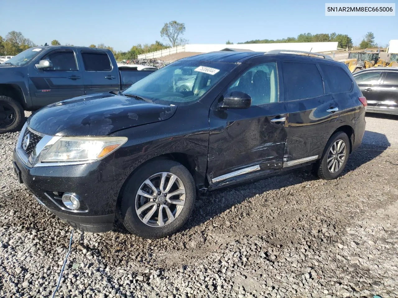 2014 Nissan Pathfinder S VIN: 5N1AR2MM8EC665006 Lot: 75356044