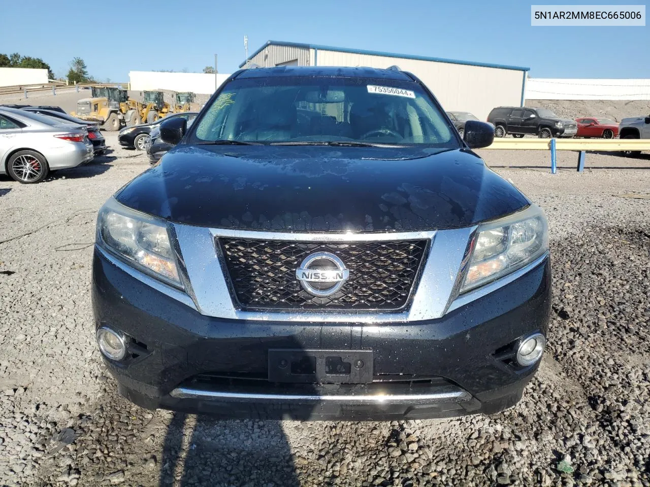 2014 Nissan Pathfinder S VIN: 5N1AR2MM8EC665006 Lot: 75356044