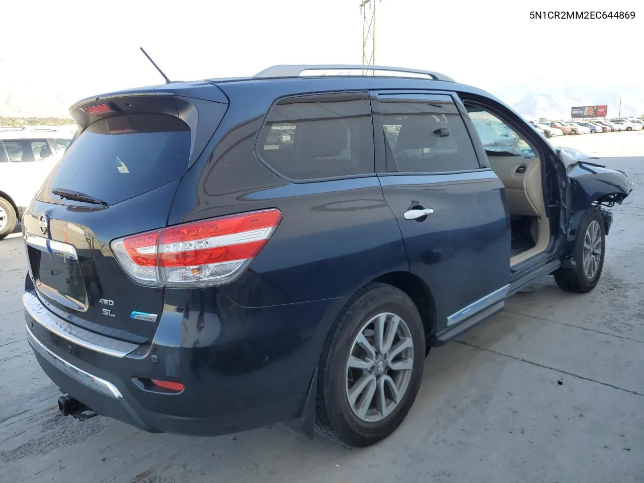 2014 Nissan Pathfinder Sv Hybrid VIN: 5N1CR2MM2EC644869 Lot: 75368084