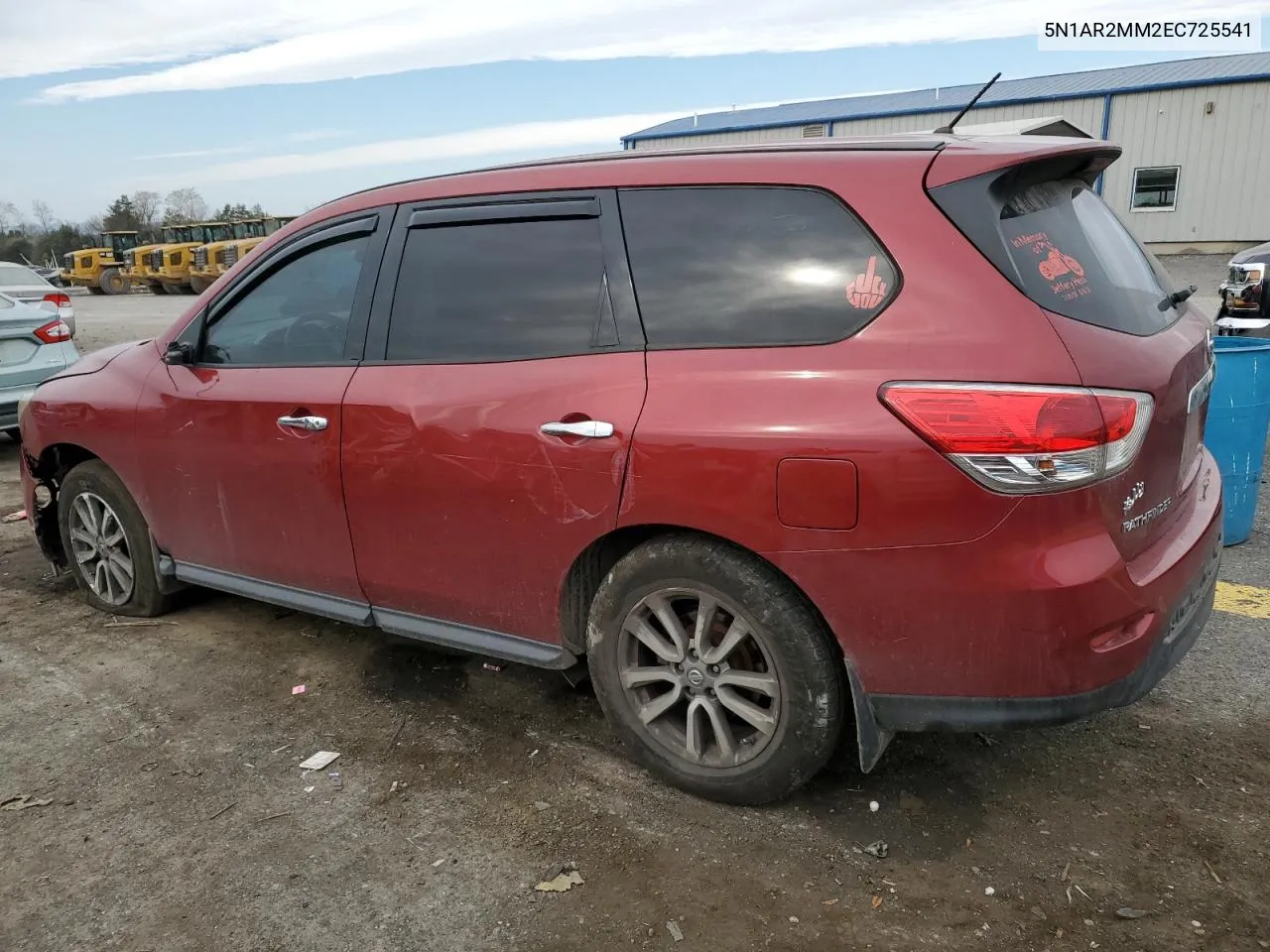 2014 Nissan Pathfinder S VIN: 5N1AR2MM2EC725541 Lot: 75369533