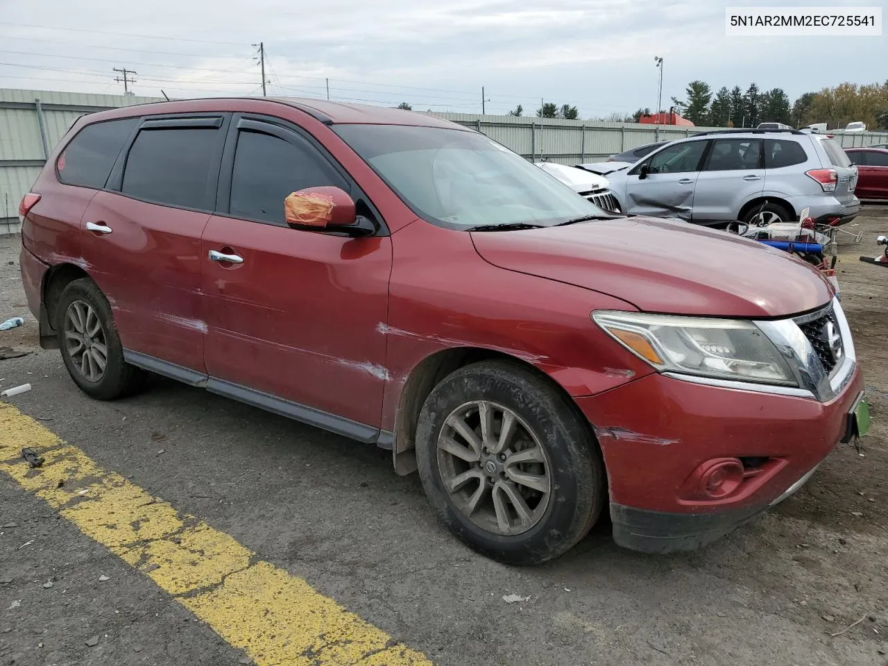 2014 Nissan Pathfinder S VIN: 5N1AR2MM2EC725541 Lot: 75369533