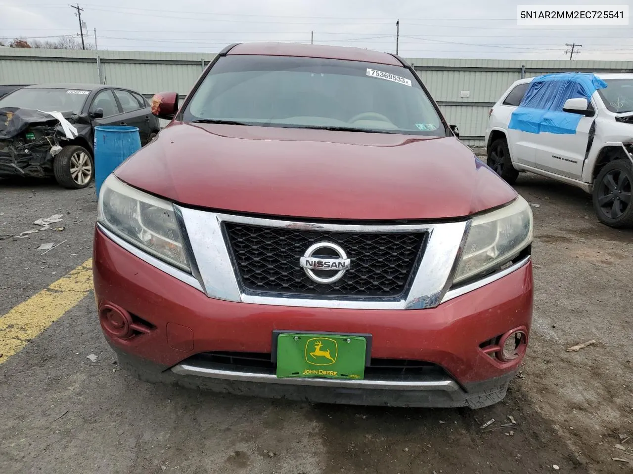 2014 Nissan Pathfinder S VIN: 5N1AR2MM2EC725541 Lot: 75369533