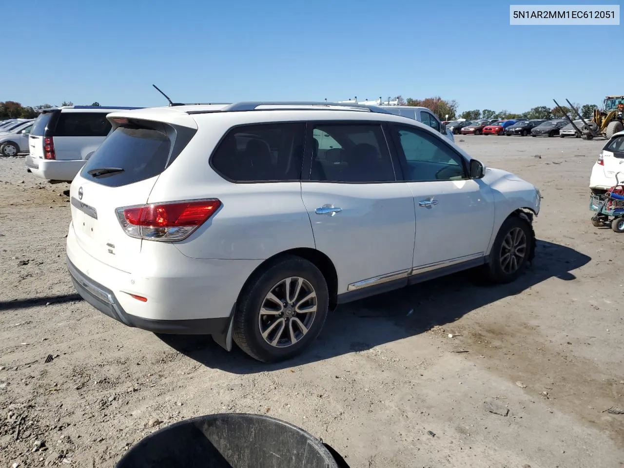 2014 Nissan Pathfinder S VIN: 5N1AR2MM1EC612051 Lot: 75479034