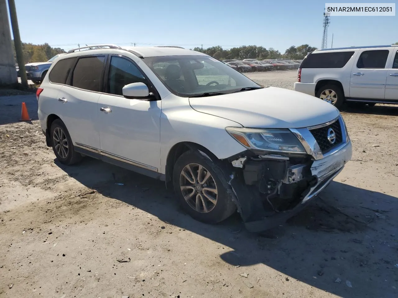 2014 Nissan Pathfinder S VIN: 5N1AR2MM1EC612051 Lot: 75479034