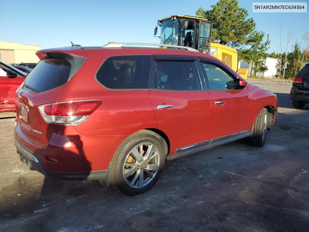 2014 Nissan Pathfinder S VIN: 5N1AR2MN7EC634564 Lot: 75494654