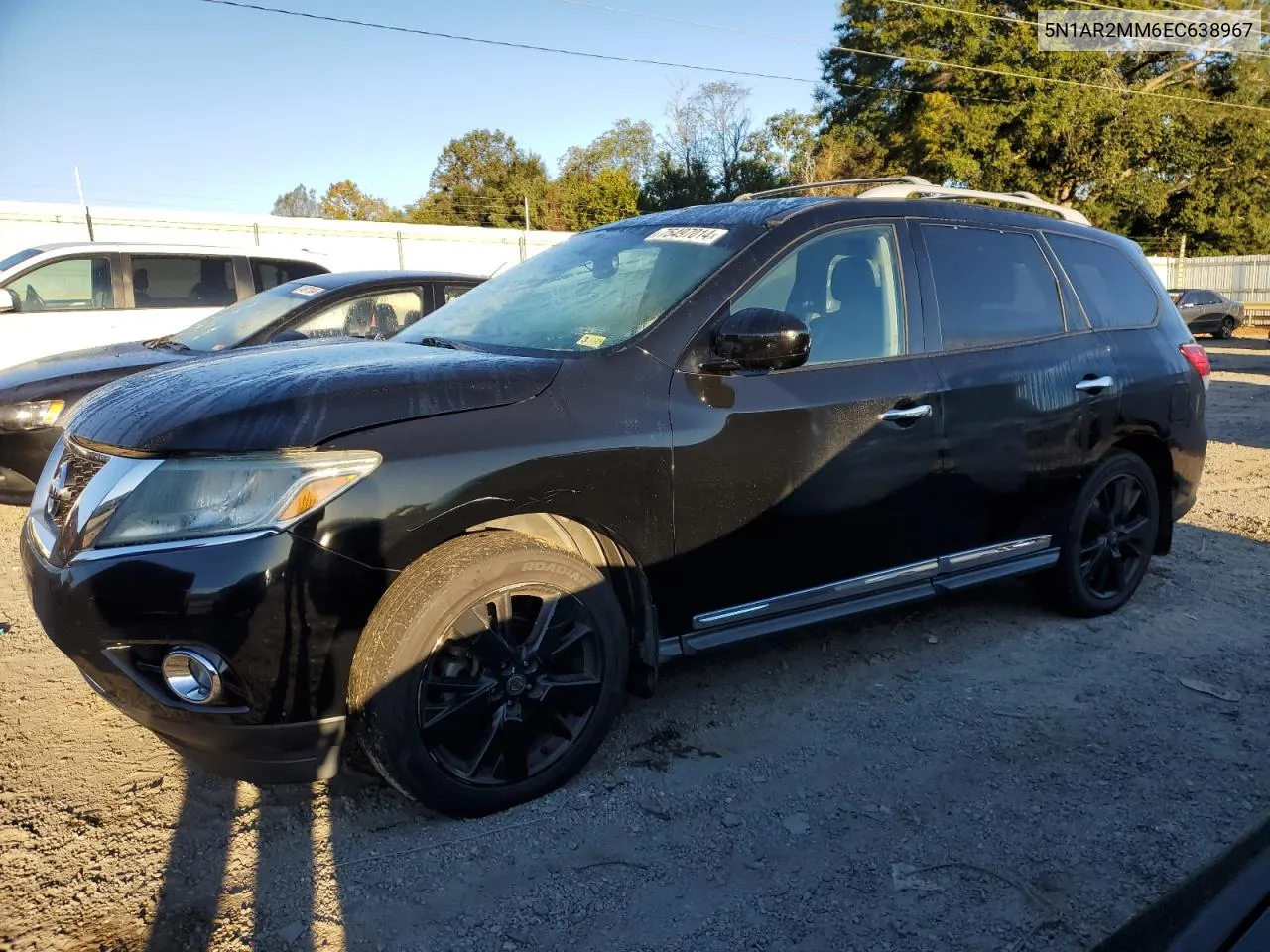 2014 Nissan Pathfinder S VIN: 5N1AR2MM6EC638967 Lot: 75497014