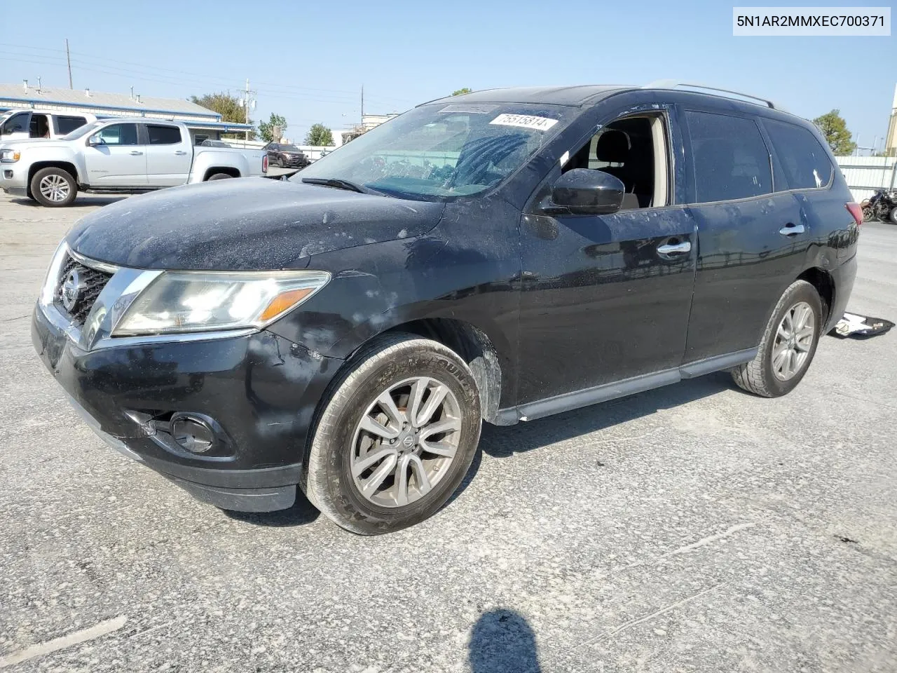 2014 Nissan Pathfinder S VIN: 5N1AR2MMXEC700371 Lot: 75515814