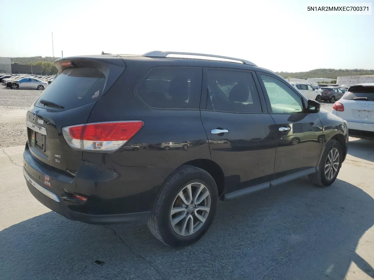 2014 Nissan Pathfinder S VIN: 5N1AR2MMXEC700371 Lot: 75515814