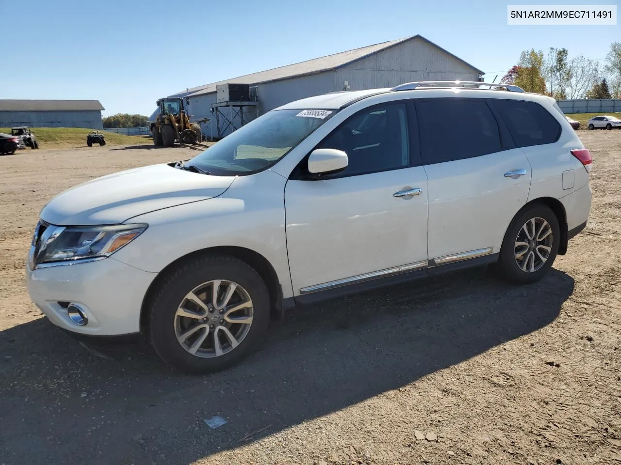 2014 Nissan Pathfinder S VIN: 5N1AR2MM9EC711491 Lot: 75808634