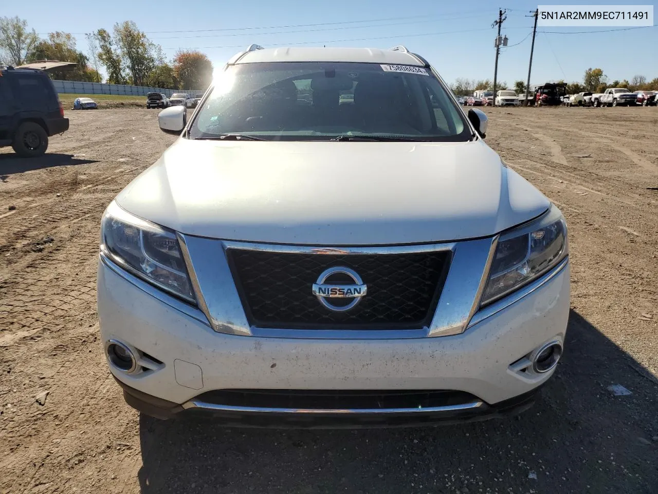 2014 Nissan Pathfinder S VIN: 5N1AR2MM9EC711491 Lot: 75808634