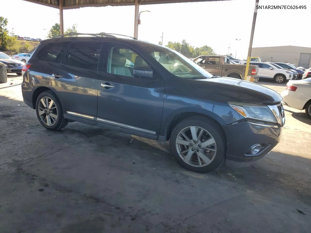 2014 Nissan Pathfinder S VIN: 5N1AR2MN7EC626495 Lot: 75901434