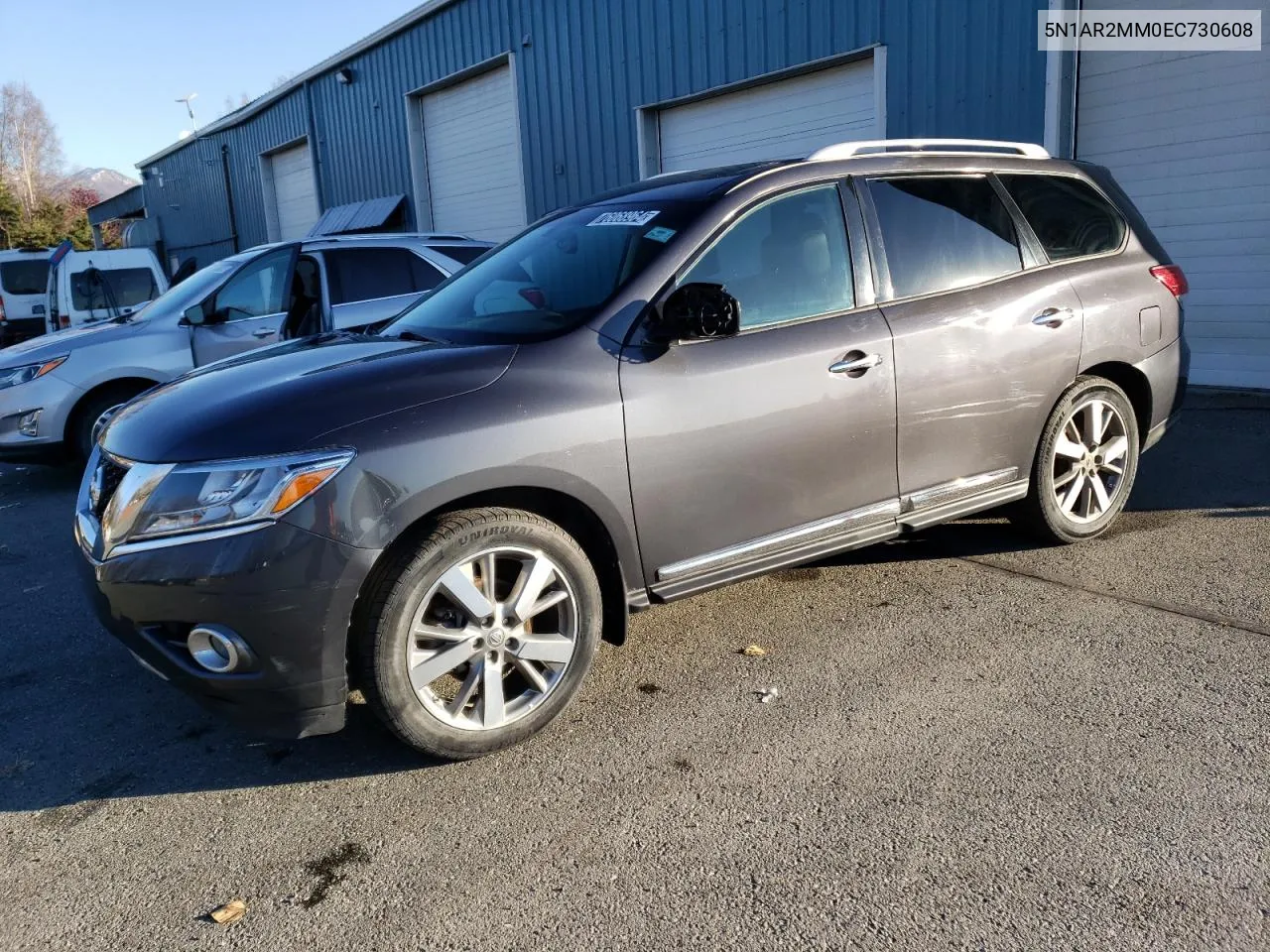 2014 Nissan Pathfinder S VIN: 5N1AR2MM0EC730608 Lot: 76068964