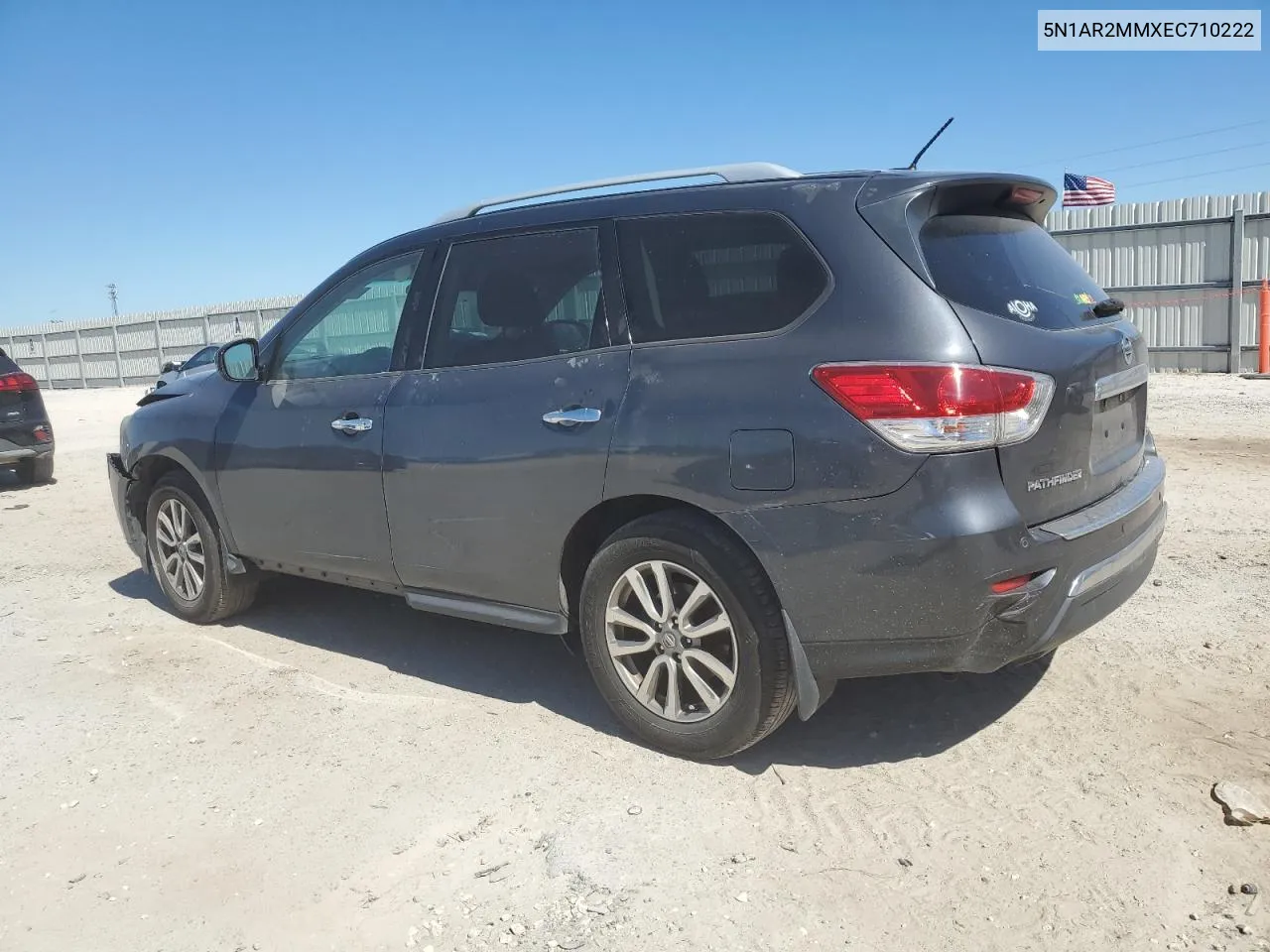 2014 Nissan Pathfinder S VIN: 5N1AR2MMXEC710222 Lot: 76078864