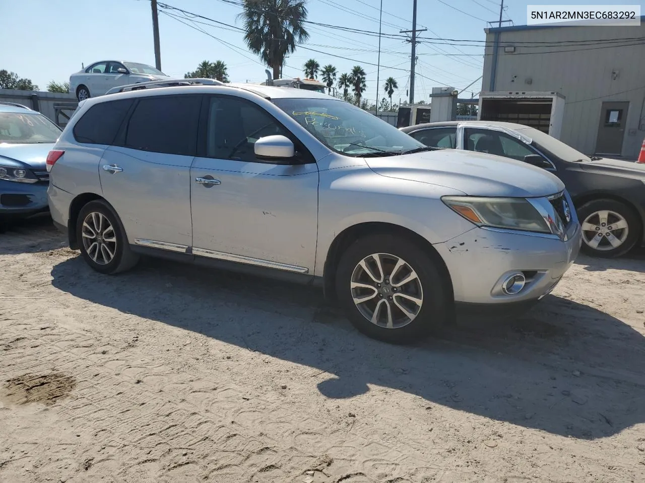 2014 Nissan Pathfinder S VIN: 5N1AR2MN3EC683292 Lot: 76270354