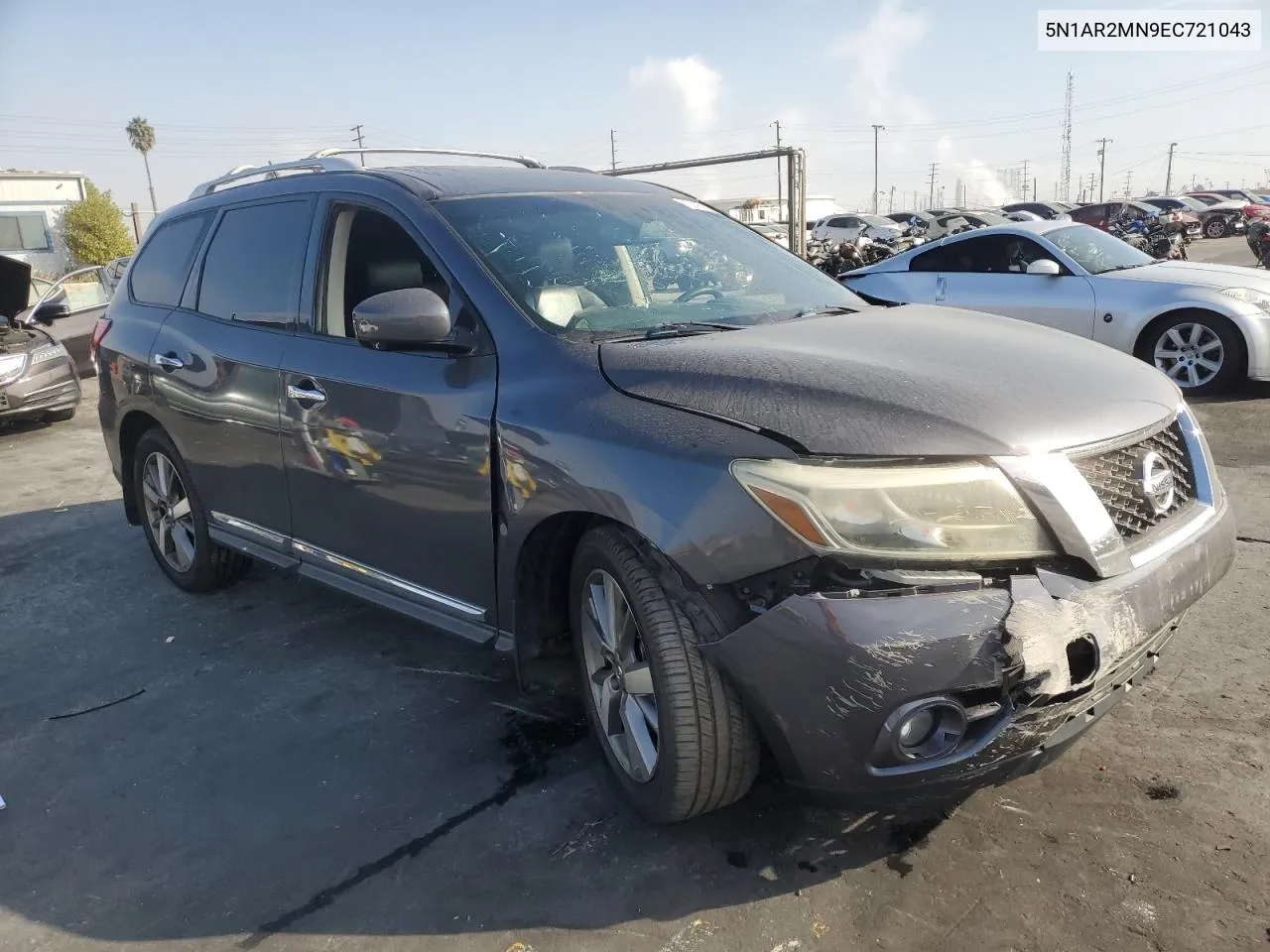 2014 Nissan Pathfinder S VIN: 5N1AR2MN9EC721043 Lot: 76390594