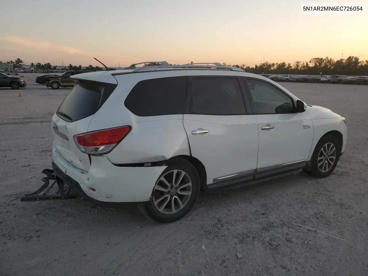 2014 Nissan Pathfinder S VIN: 5N1AR2MN6EC726054 Lot: 76576694