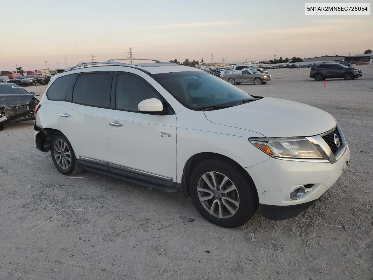 2014 Nissan Pathfinder S VIN: 5N1AR2MN6EC726054 Lot: 76576694