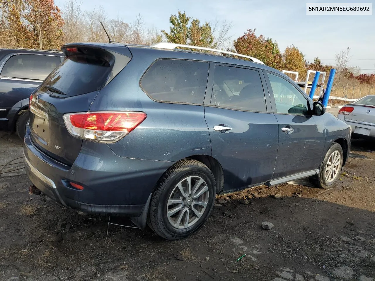 2014 Nissan Pathfinder S VIN: 5N1AR2MN5EC689692 Lot: 76595124