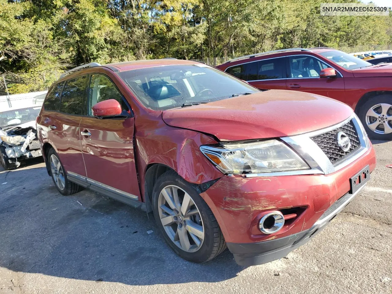 2014 Nissan Pathfinder S VIN: 5N1AR2MM2EC625309 Lot: 76718344