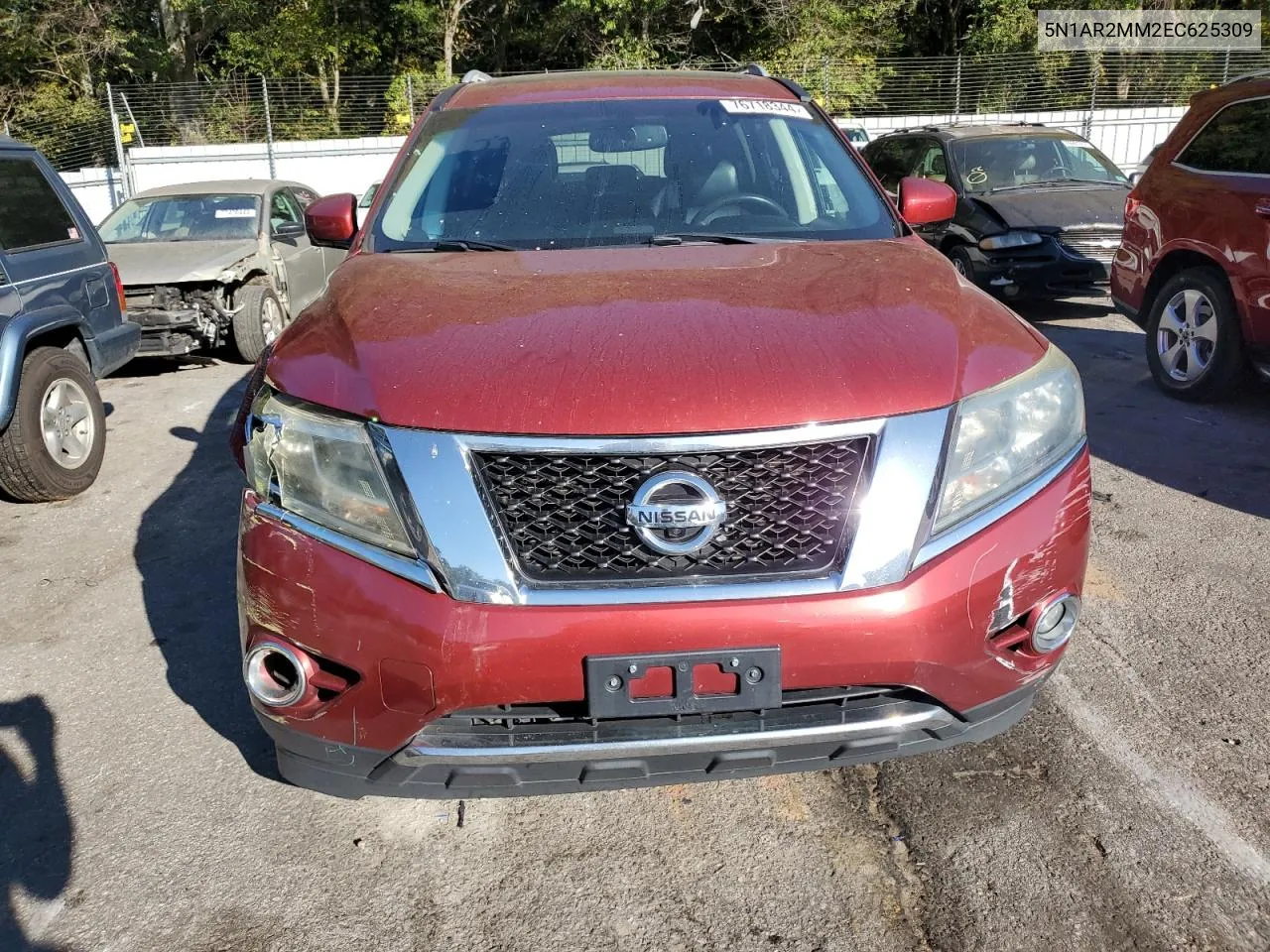 2014 Nissan Pathfinder S VIN: 5N1AR2MM2EC625309 Lot: 76718344