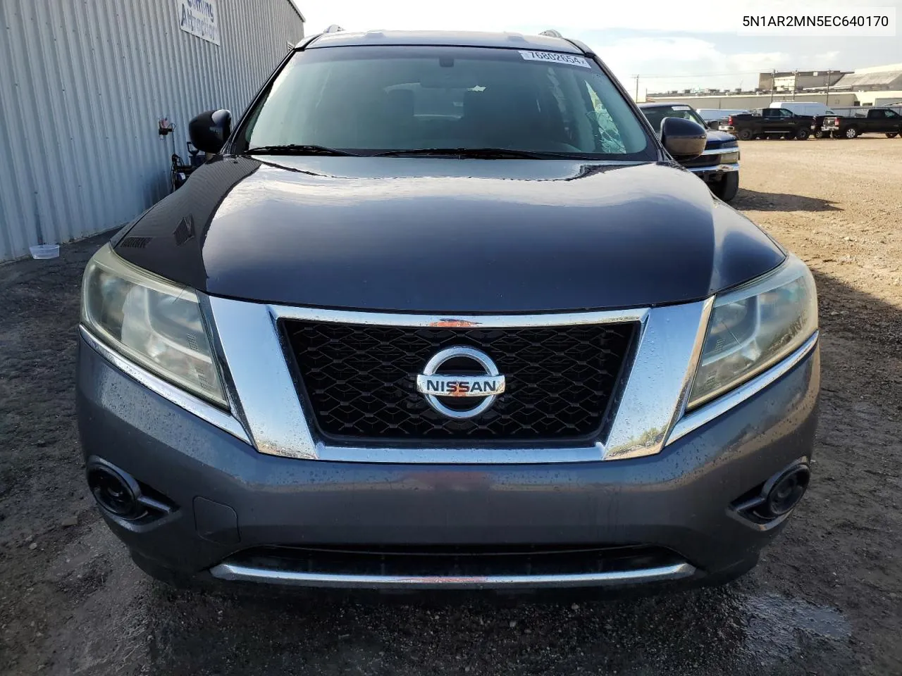 2014 Nissan Pathfinder S VIN: 5N1AR2MN5EC640170 Lot: 76802654