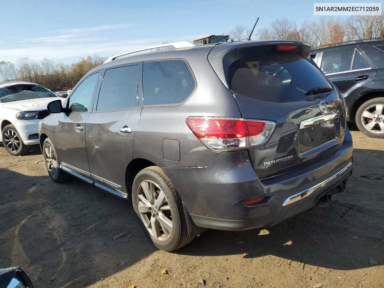 2014 Nissan Pathfinder S VIN: 5N1AR2MM2EC712059 Lot: 76846564