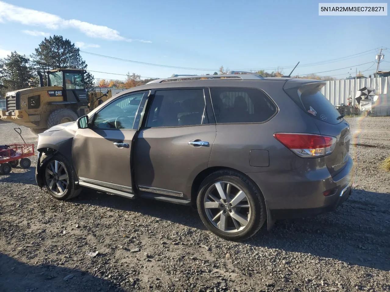 2014 Nissan Pathfinder S VIN: 5N1AR2MM3EC728271 Lot: 76926264