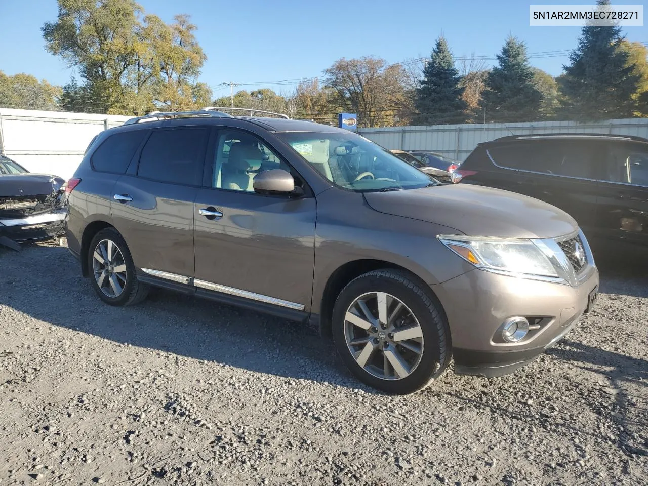 2014 Nissan Pathfinder S VIN: 5N1AR2MM3EC728271 Lot: 76926264