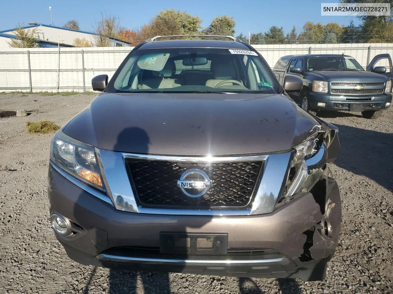 2014 Nissan Pathfinder S VIN: 5N1AR2MM3EC728271 Lot: 76926264