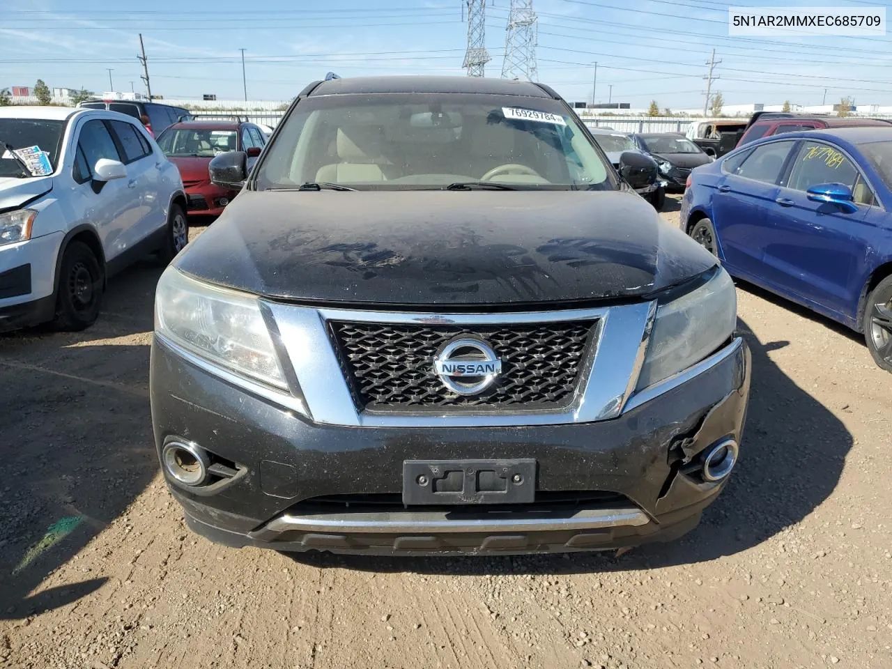 2014 Nissan Pathfinder S VIN: 5N1AR2MMXEC685709 Lot: 76929784