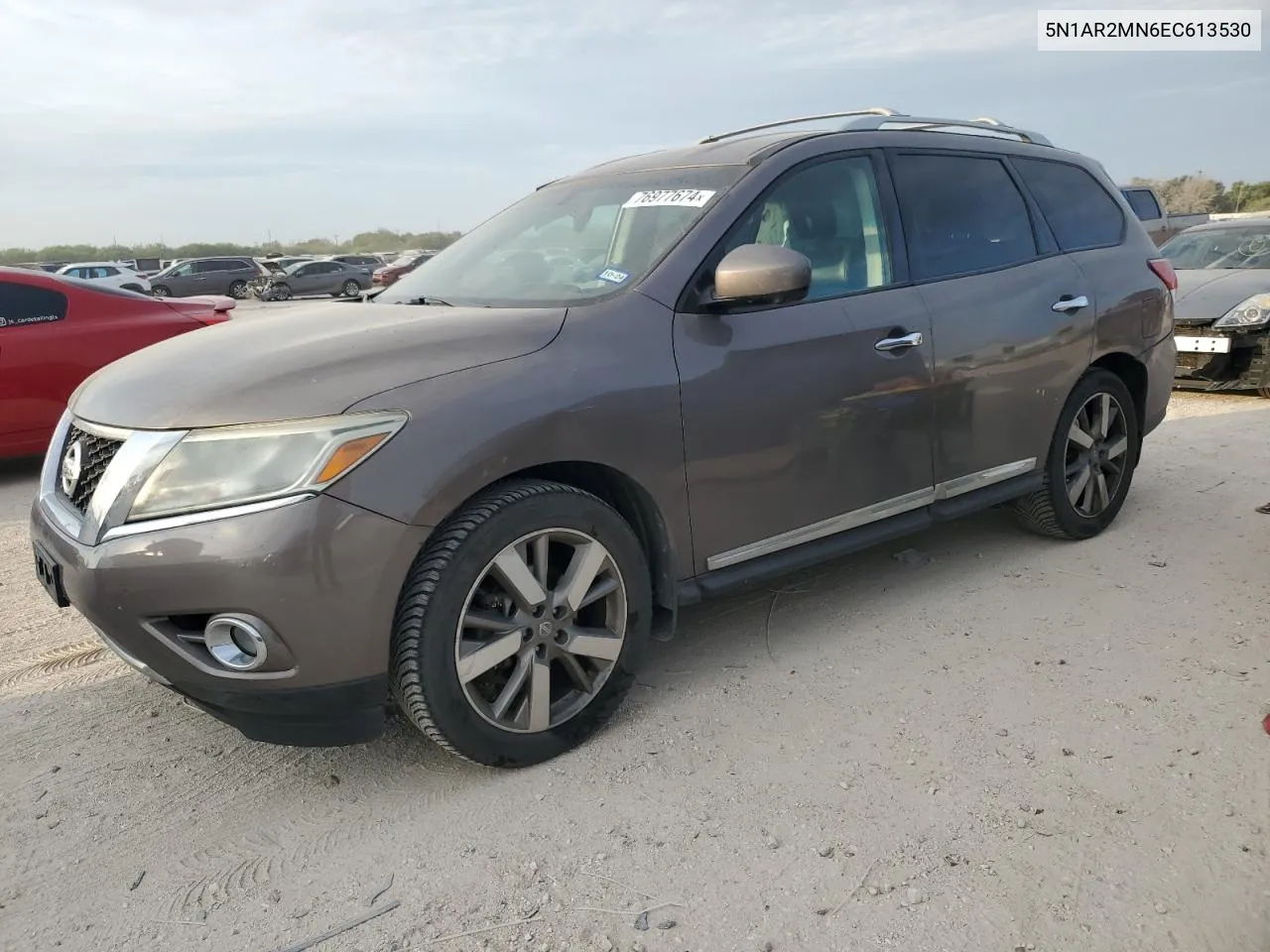 2014 Nissan Pathfinder S VIN: 5N1AR2MN6EC613530 Lot: 76977674