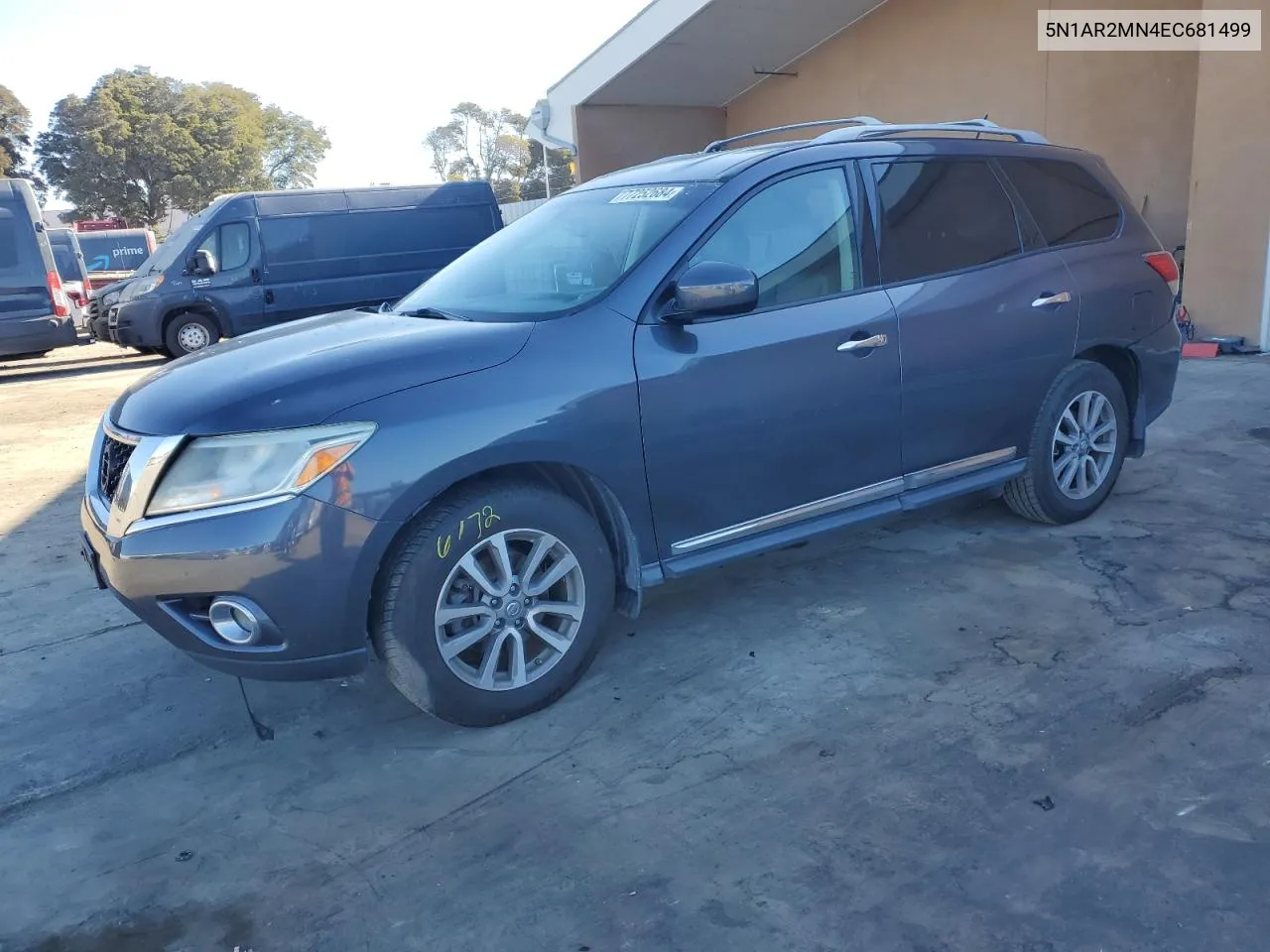 2014 Nissan Pathfinder S VIN: 5N1AR2MN4EC681499 Lot: 77252684