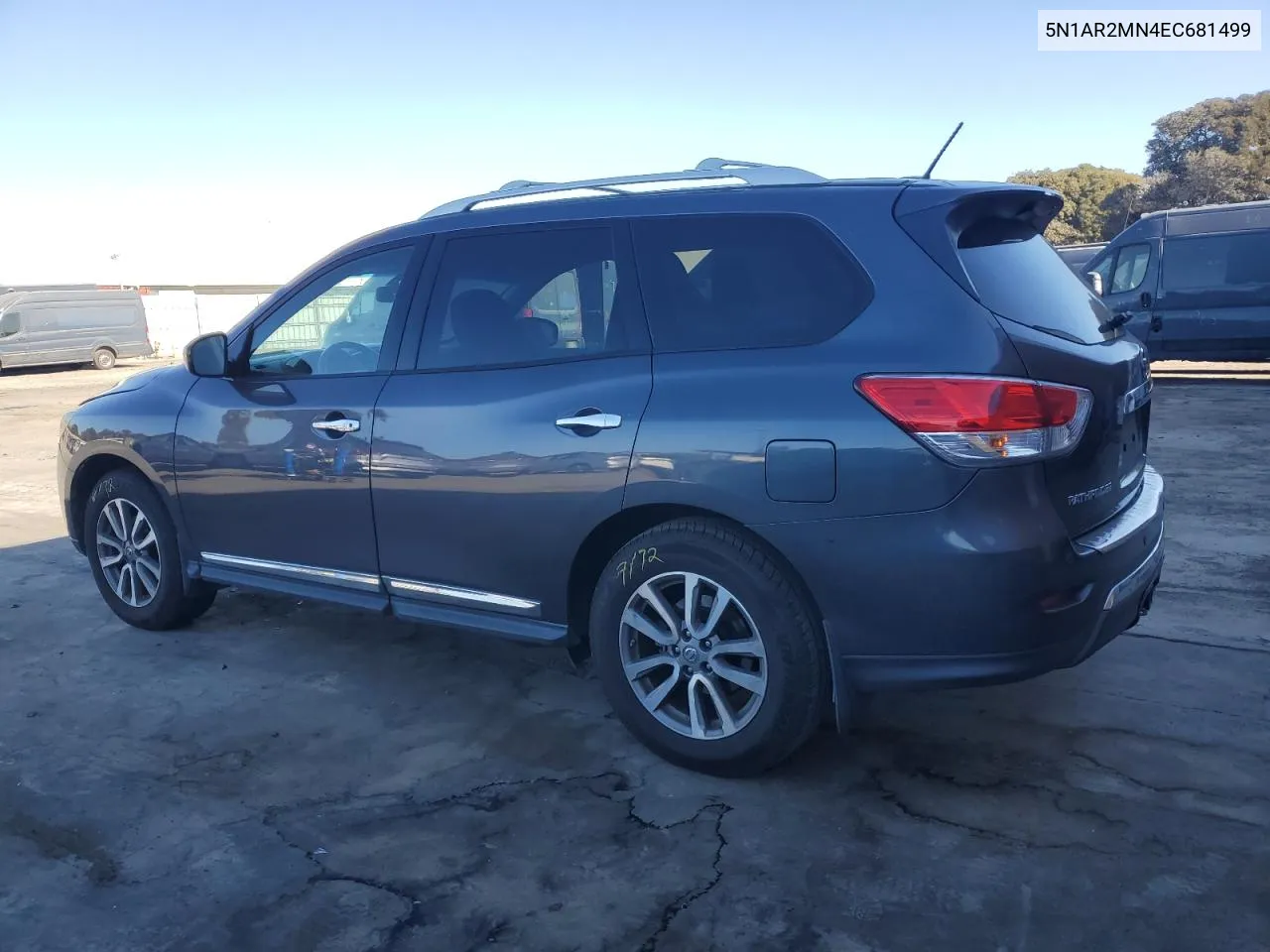 2014 Nissan Pathfinder S VIN: 5N1AR2MN4EC681499 Lot: 77252684