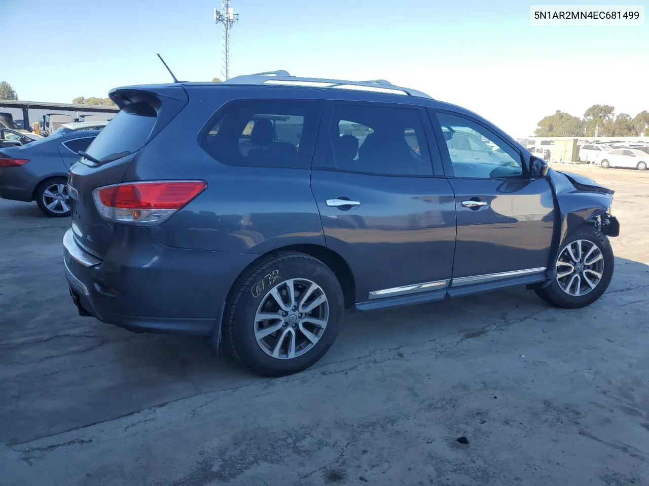 2014 Nissan Pathfinder S VIN: 5N1AR2MN4EC681499 Lot: 77252684