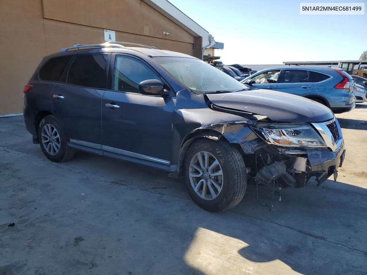 2014 Nissan Pathfinder S VIN: 5N1AR2MN4EC681499 Lot: 77252684