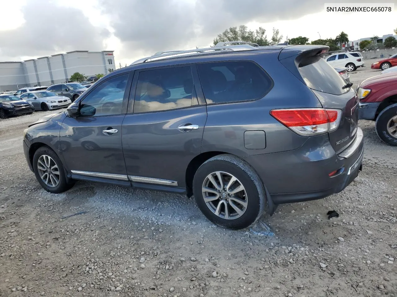 2014 Nissan Pathfinder S VIN: 5N1AR2MNXEC665078 Lot: 77375534