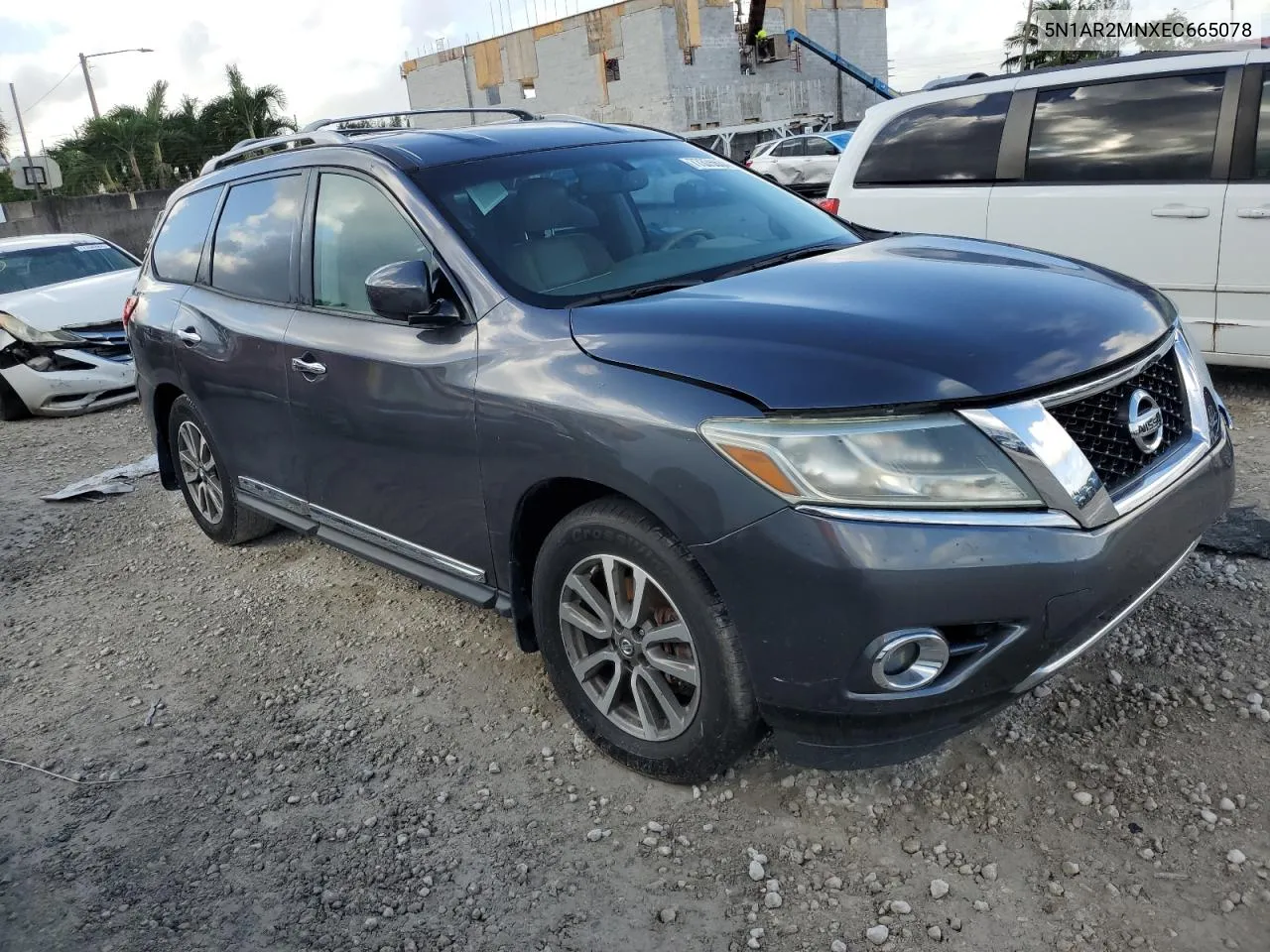 2014 Nissan Pathfinder S VIN: 5N1AR2MNXEC665078 Lot: 77375534