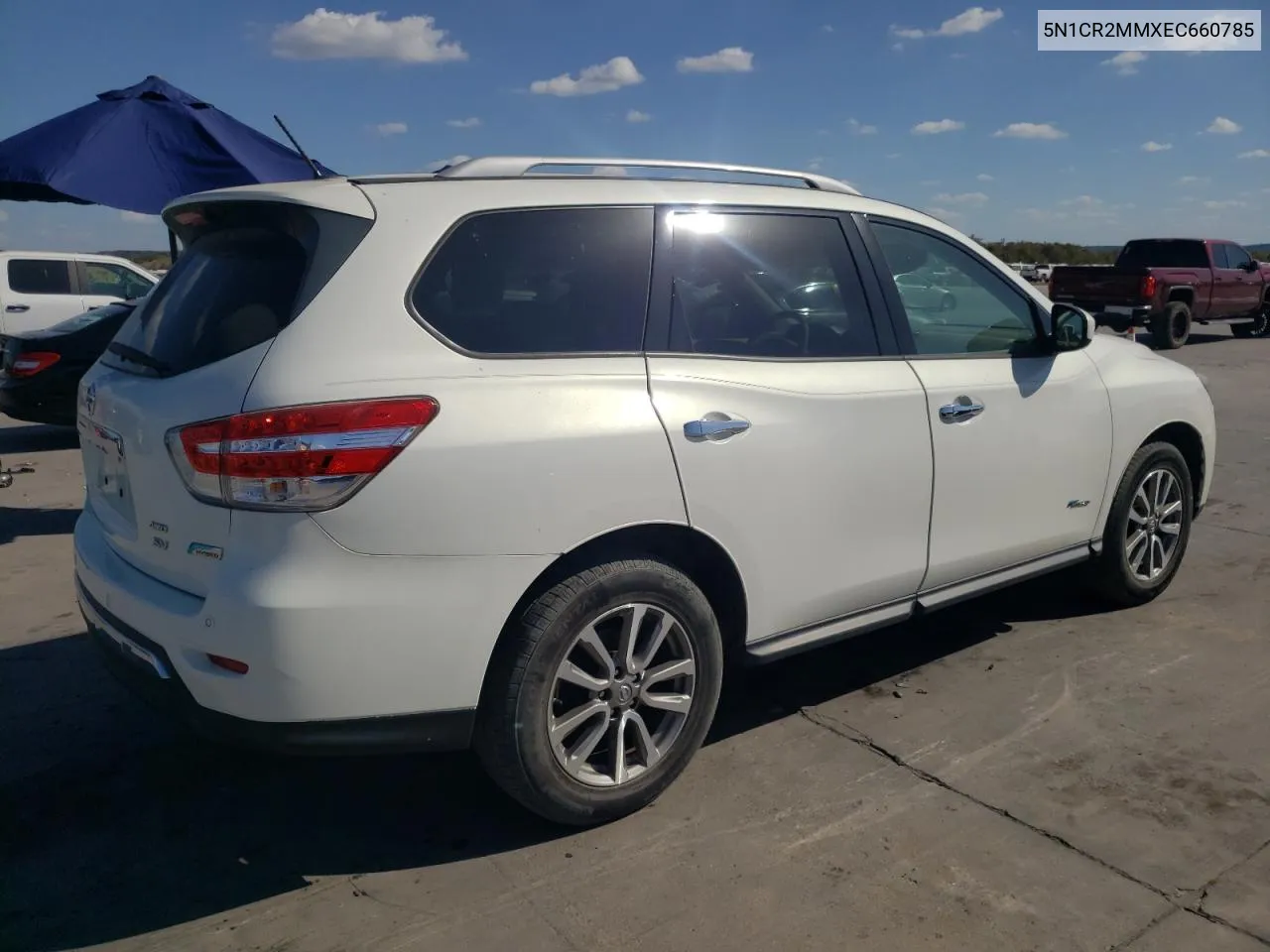 2014 Nissan Pathfinder Sv Hybrid VIN: 5N1CR2MMXEC660785 Lot: 77482734