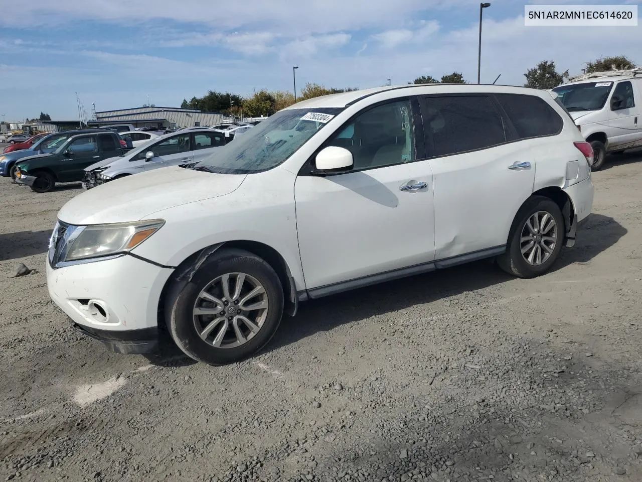 2014 Nissan Pathfinder S VIN: 5N1AR2MN1EC614620 Lot: 77503304