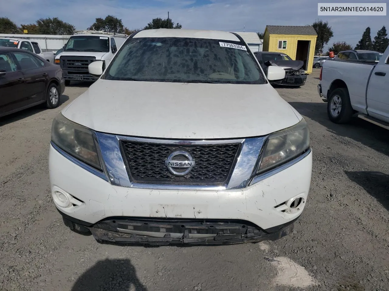 2014 Nissan Pathfinder S VIN: 5N1AR2MN1EC614620 Lot: 77503304