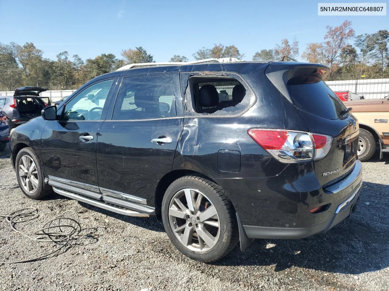 2014 Nissan Pathfinder S VIN: 5N1AR2MN0EC648807 Lot: 77656674