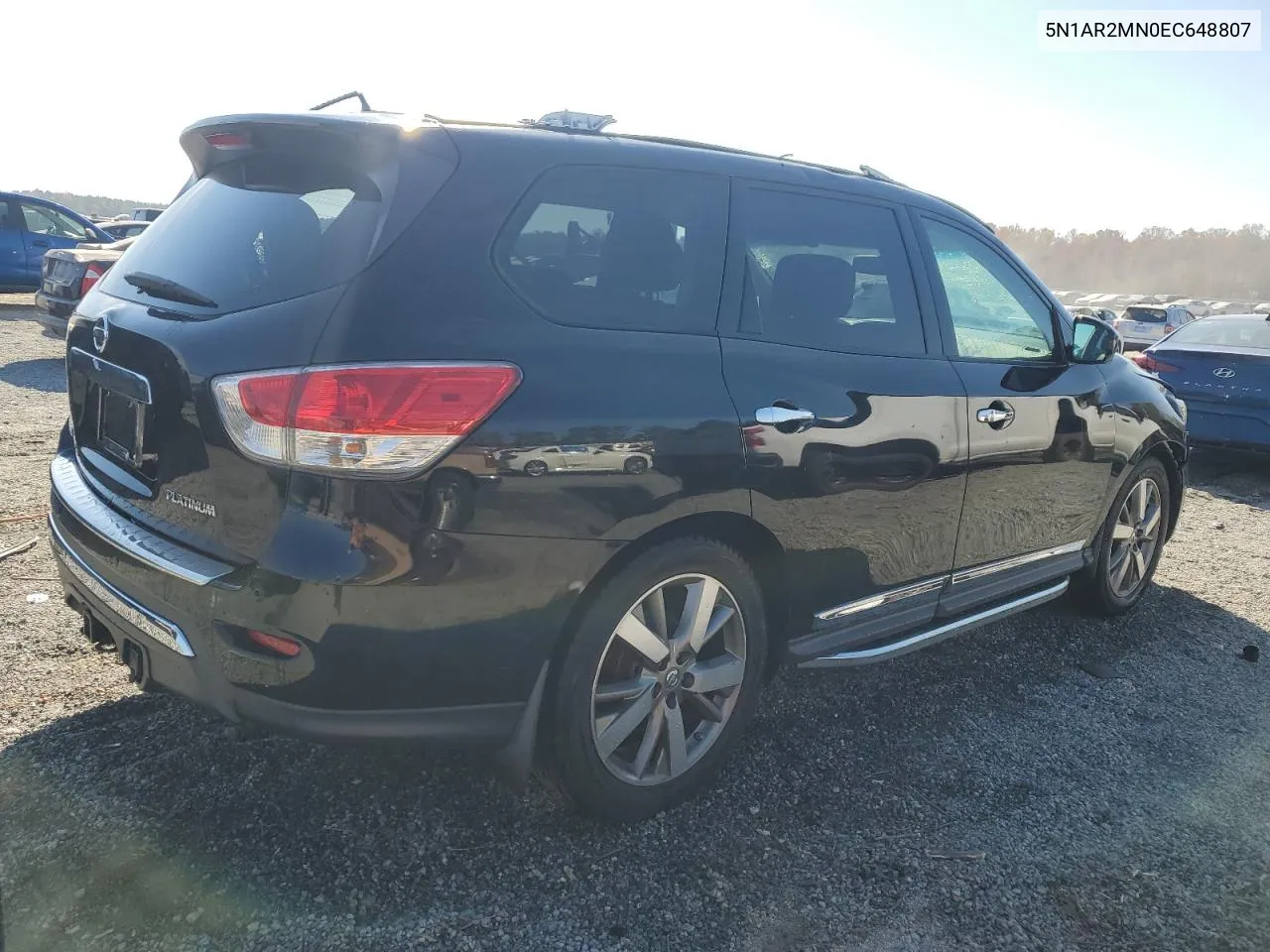 2014 Nissan Pathfinder S VIN: 5N1AR2MN0EC648807 Lot: 77656674