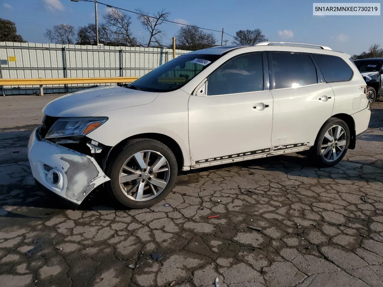 2014 Nissan Pathfinder S VIN: 5N1AR2MNXEC730219 Lot: 77698824