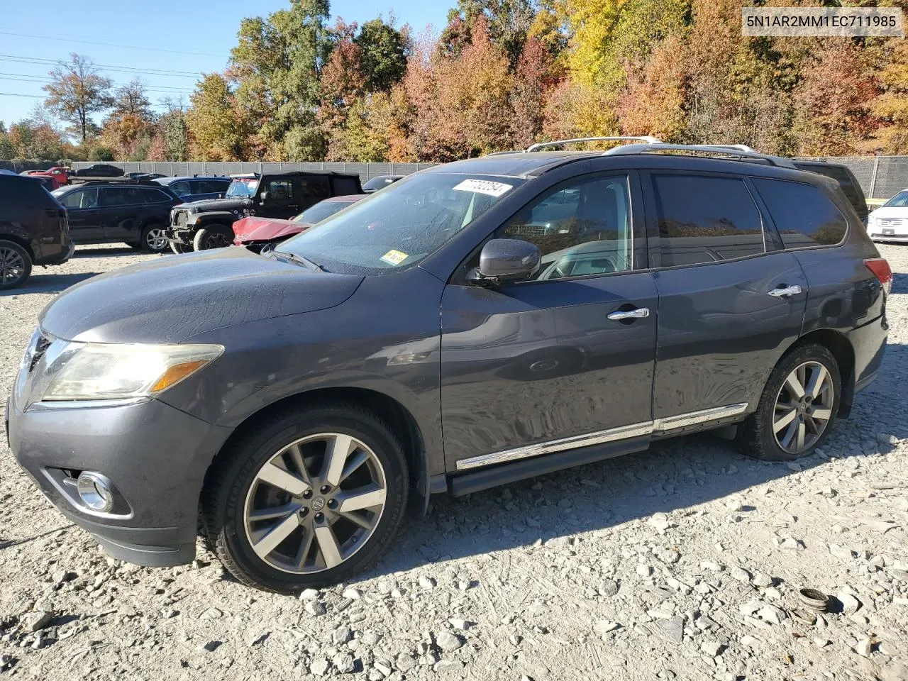 2014 Nissan Pathfinder S VIN: 5N1AR2MM1EC711985 Lot: 77732254