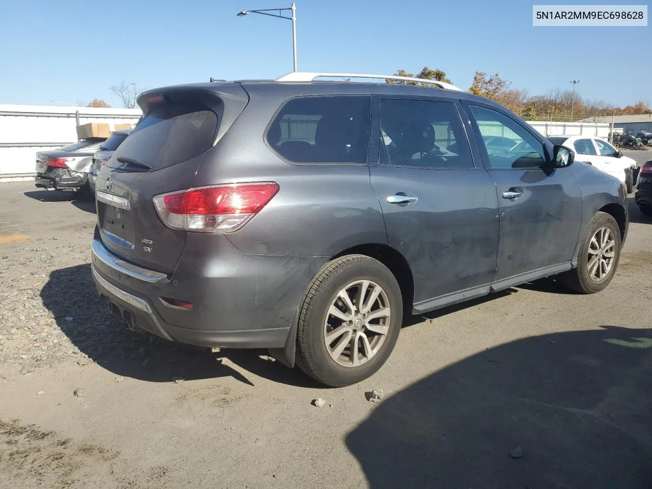 2014 Nissan Pathfinder S VIN: 5N1AR2MM9EC698628 Lot: 77764644