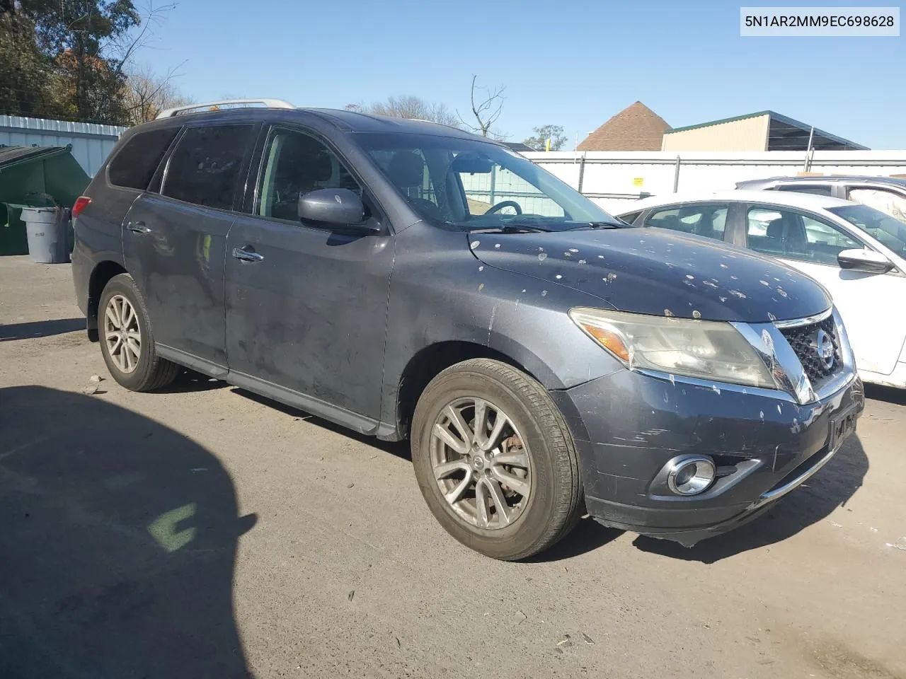 2014 Nissan Pathfinder S VIN: 5N1AR2MM9EC698628 Lot: 77764644