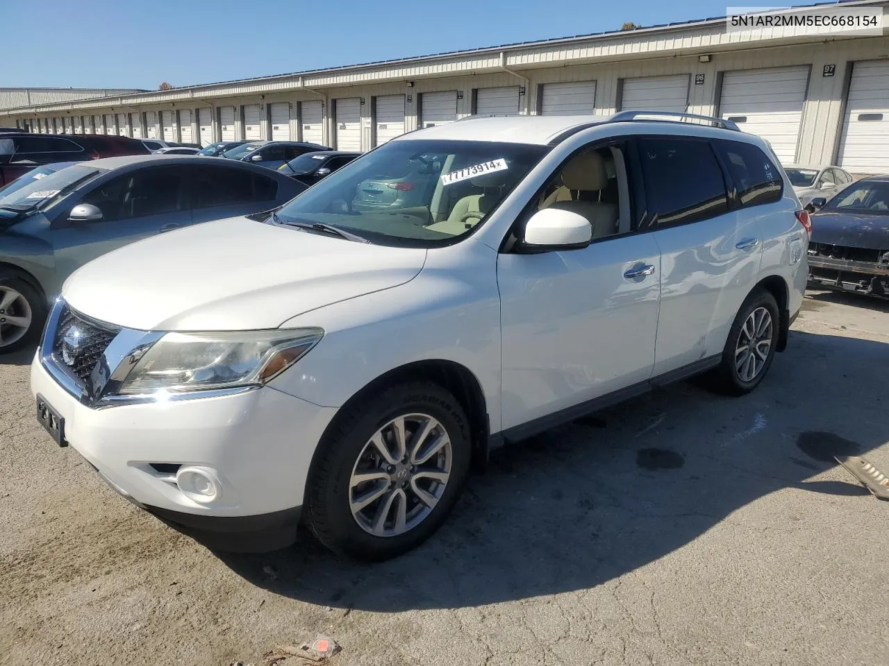 2014 Nissan Pathfinder S VIN: 5N1AR2MM5EC668154 Lot: 77773914