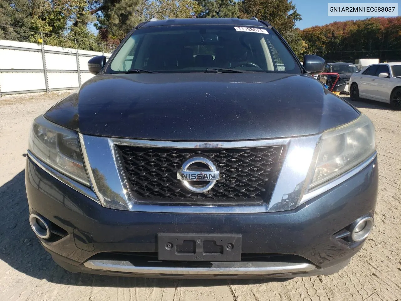 2014 Nissan Pathfinder S VIN: 5N1AR2MN1EC688037 Lot: 77798674